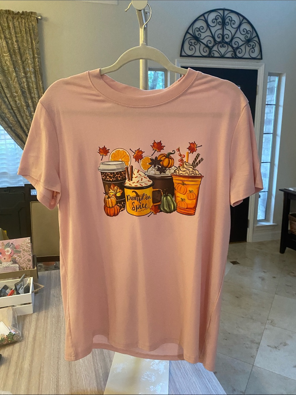 Peach Pumpkin Spice Graphic Tee